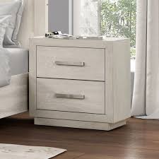 Wellingborough Night Stand, Light Gray