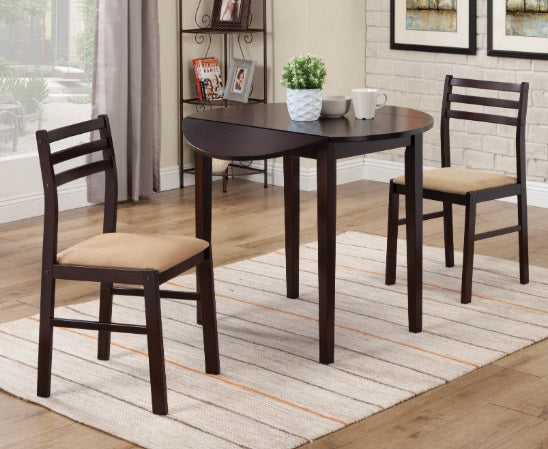 3 Piece Dinette Set w/ Drop Leaf