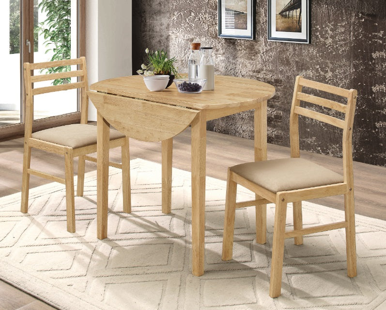 3 Piece Dinette Set w/ Drop Leaf