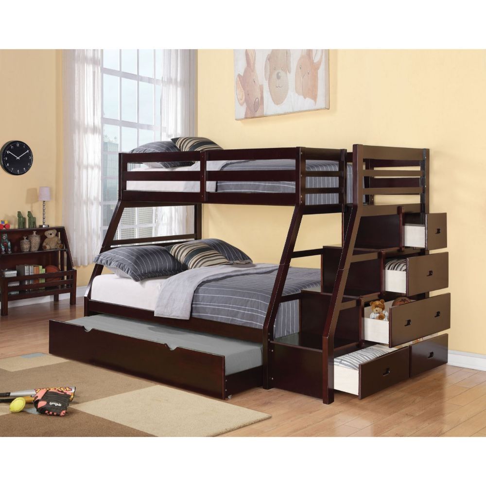Jason Twin/Full Bunkbed w/ Storage - Espresso