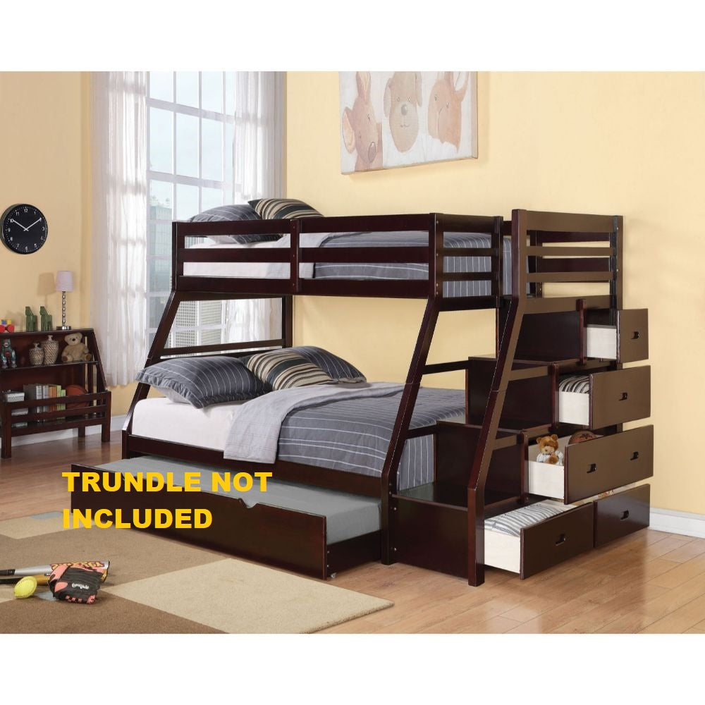 Jason Twin/Full Bunkbed w/ Storage - Espresso