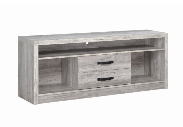 2 Drawer TV Console - Grey Driftwood