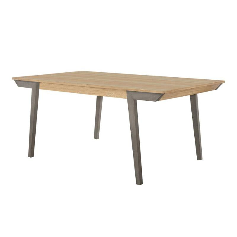 Wooden Acacia and Coastal Grey Dining Table