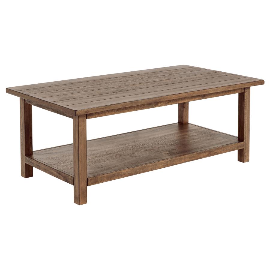 Payne Wood Coffee Table with Shelf PRE ORDER