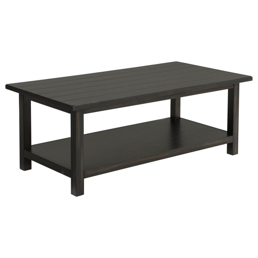 Payne Wood Coffee Table with Shelf PRE ORDER