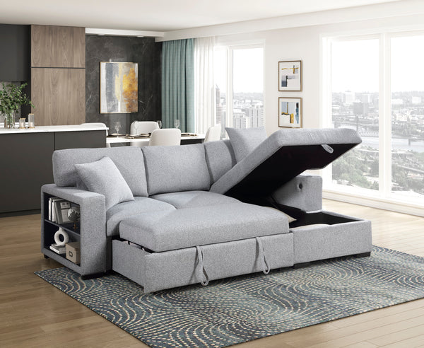 Sectional Pull out Bed with  storage