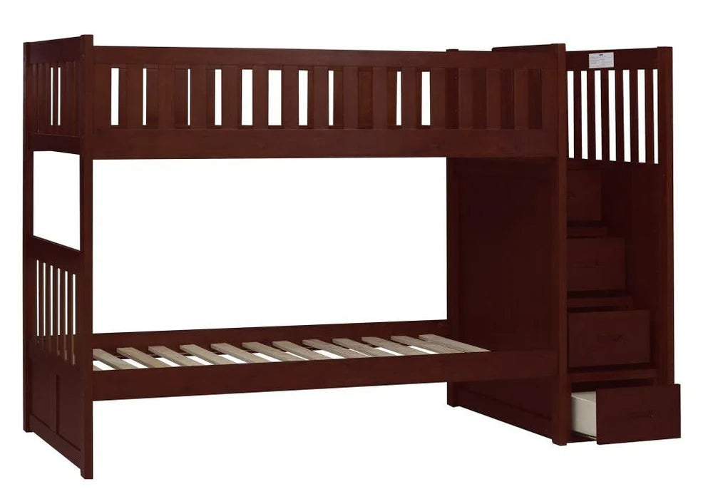Bunk Bed w/ Reversible Step Storage