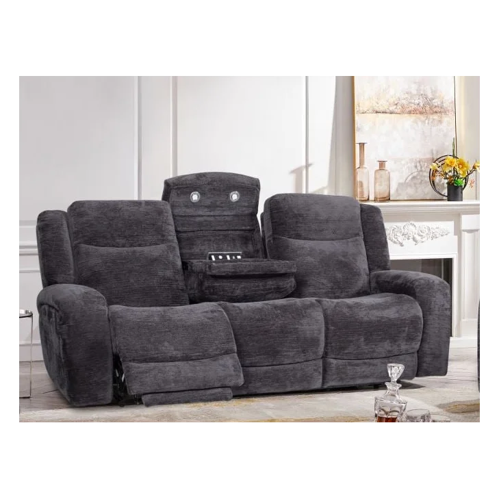 Power Reclining Sofa w/drop-down table