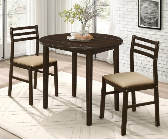 130005 3 Piece Dinette Set w/ Drop Leaf